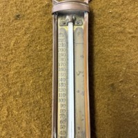 Vintage 10" Copper Cased Catering Thermometer