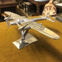 Vintage Art Deco Style Aeroplane Desk Ornament