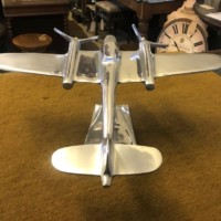 Vintage Art Deco Style Aeroplane Desk Ornament