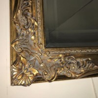 Gilt Frame Overmantle Mirror