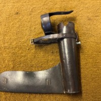 Antique Saddle Spirit Flask with Leather Case and Silver Plated Cap