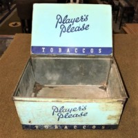 Players Tobaccos Cigarettes Tin "Players Please"