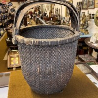Antique Chinese Rice Harvest Basket