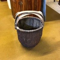 Antique Chinese Rice Harvest Basket