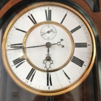 Walnut Cased Vienna Regulator Clock