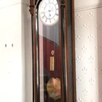 Walnut Cased Vienna Regulator Clock