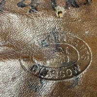 Vintage Scottish Military Horsehair Sporran by Leckie Graham's Glasgow Stamped C&M 1929