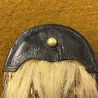 Vintage Scottish Military Horsehair Sporran by Leckie Graham's Glasgow Stamped C&M 1929