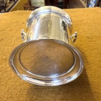 Victorian Silver Plated Wine Bottle Holder by John Gallimore Sheffield