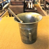 Georgian Brass Mortar and Pestle