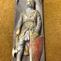 Vintage 'Robert The Bruce' Plaster Plaque