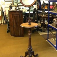 Antique Gentleman's Shaving Stand with Adjustable Mirror