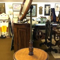 Antique Gentleman's Shaving Stand with Adjustable Mirror