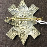 WW1 The Royal Highlanders Black Watch Cap Badge