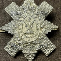 Vintage Kings Own Scottish Borderers Cap Badge