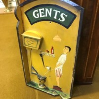 Vintage Pub / Restaurant GENTS Toilets Sign