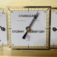 Vintage Gischard Weather Station Set