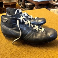 Vintage Leather Rugby Boots Size 7