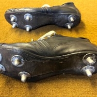 Vintage Leather Rugby Boots Size 7