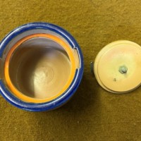 Vintage Royal Doulton Tobacco Jar with Inner Lid & Patent Retaining Bar