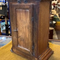 Antique Golden Oak Mantel Clock by Hamburg American Clock Company