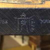 Vintage Signed Ben Setter Totnes Carved Oak Milking Stool