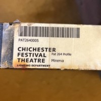 Vintage Pair of Strand Co Theatre Lamps from Chichester Festival Theatre