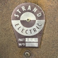 Vintage Pair of Strand Co Theatre Lamps from Chichester Festival Theatre