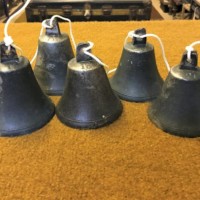 Set of 5 Graduated Country House Service Bells