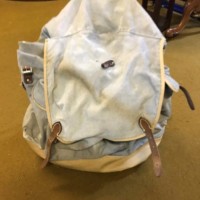 Vintage Canvas / Leather Rucksack