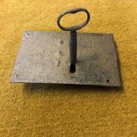 Victorian Iron Lock and Key