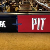 Vintage Illuminated Sign "The Pit"