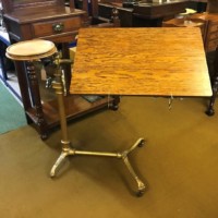 Antique "ADAPTA" Patent Adjustable Overbed / Hospital Table by J Foot & Son Ltd London