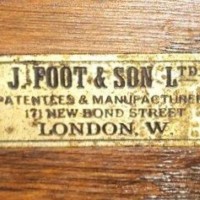 Antique "ADAPTA" Patent Adjustable Overbed / Hospital Table by J Foot & Son Ltd London