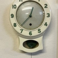 Vintage Smiths Bakelite Drop Dial Clock 8 Day Movement