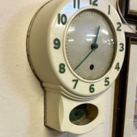 Vintage Smiths Bakelite Drop Dial Clock 8 Day Movement