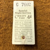 Vintage Block of Leicester City Transport Bus Tickets