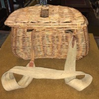 Vintage Fishing Creel Basket