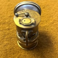 Antique Premier British Made Brass Carbide Miners Lamp Made by The Premier Lamp & Eng Co Ltd Leeds