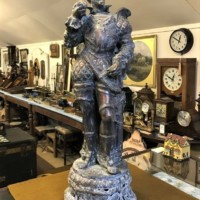Bronzed Spelter Sculpture of Sir Walter Raleigh