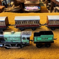 Vintage Hornby Clockwork '0' Gauge Passenger Train Set No 51