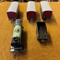 Vintage Hornby Clockwork '0' Gauge Passenger Train Set No 51