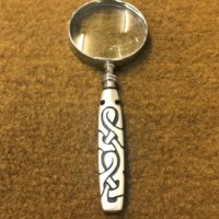 Magnifying Glass with Pewter Celtic Knot Handle