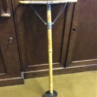 Edwardian Bamboo & Rattan Shooting Stick