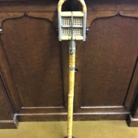 Edwardian Bamboo & Rattan Shooting Stick