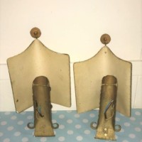 Pair of Mid Century German Wall Mounted Uplighters