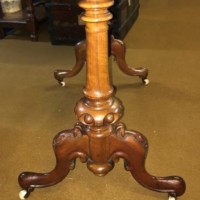 Victorian Walnut Kidney Shaped Console Table