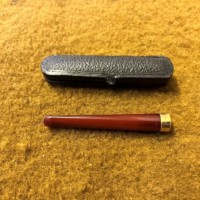 Antique Cheroot Holder with 15c Rolled Gold Collar