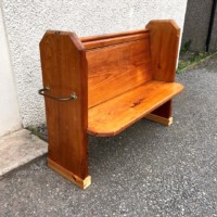 Victorian Pine Church Pew