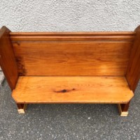 Victorian Pine Church Pew